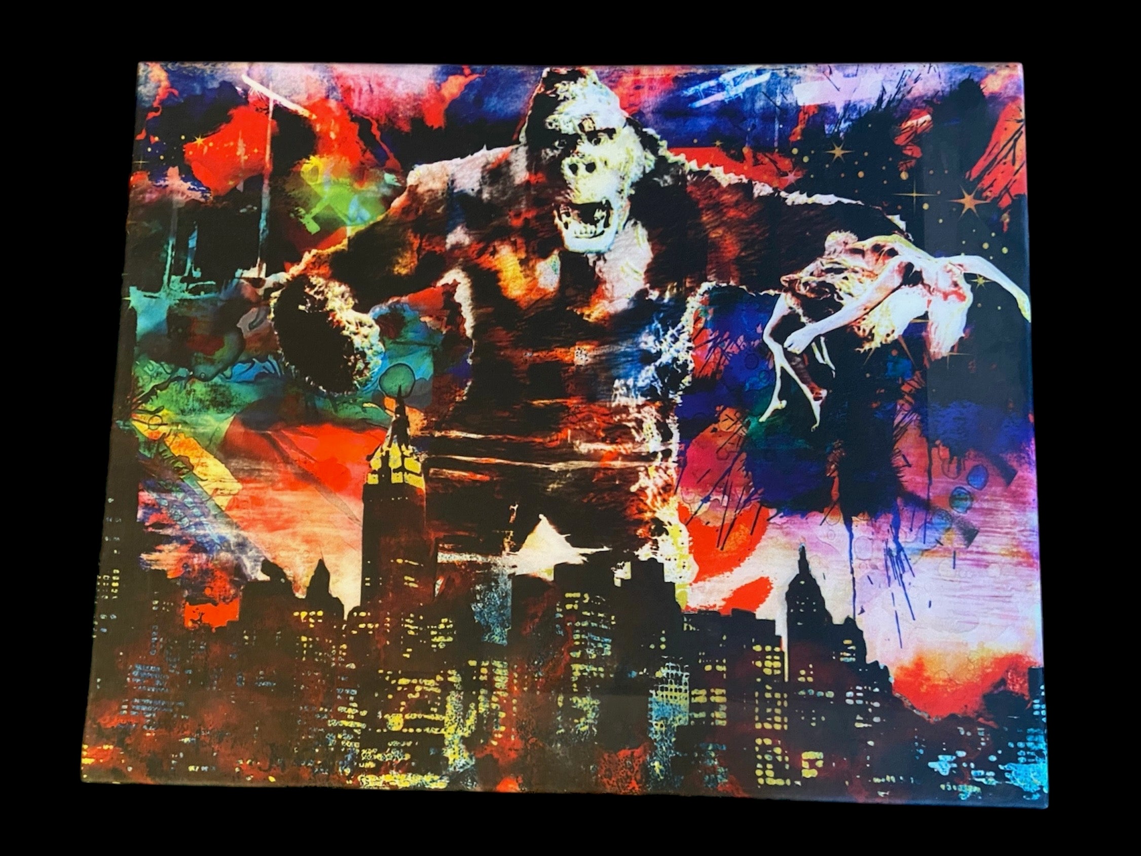 KING KONG LARGE SILK CANVAS PRINT (16x24)