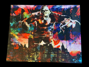 KING KONG LARGE SILK CANVAS PRINT (16x24)