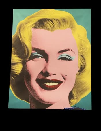 WARHOL-INSPIRED MARILYN MONROE COLOR CANVAS PRINT
