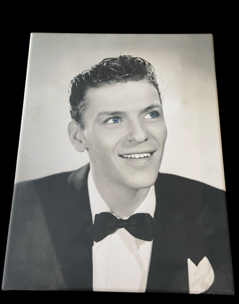 FRANK SINATRA SILK CANVAS PRINT