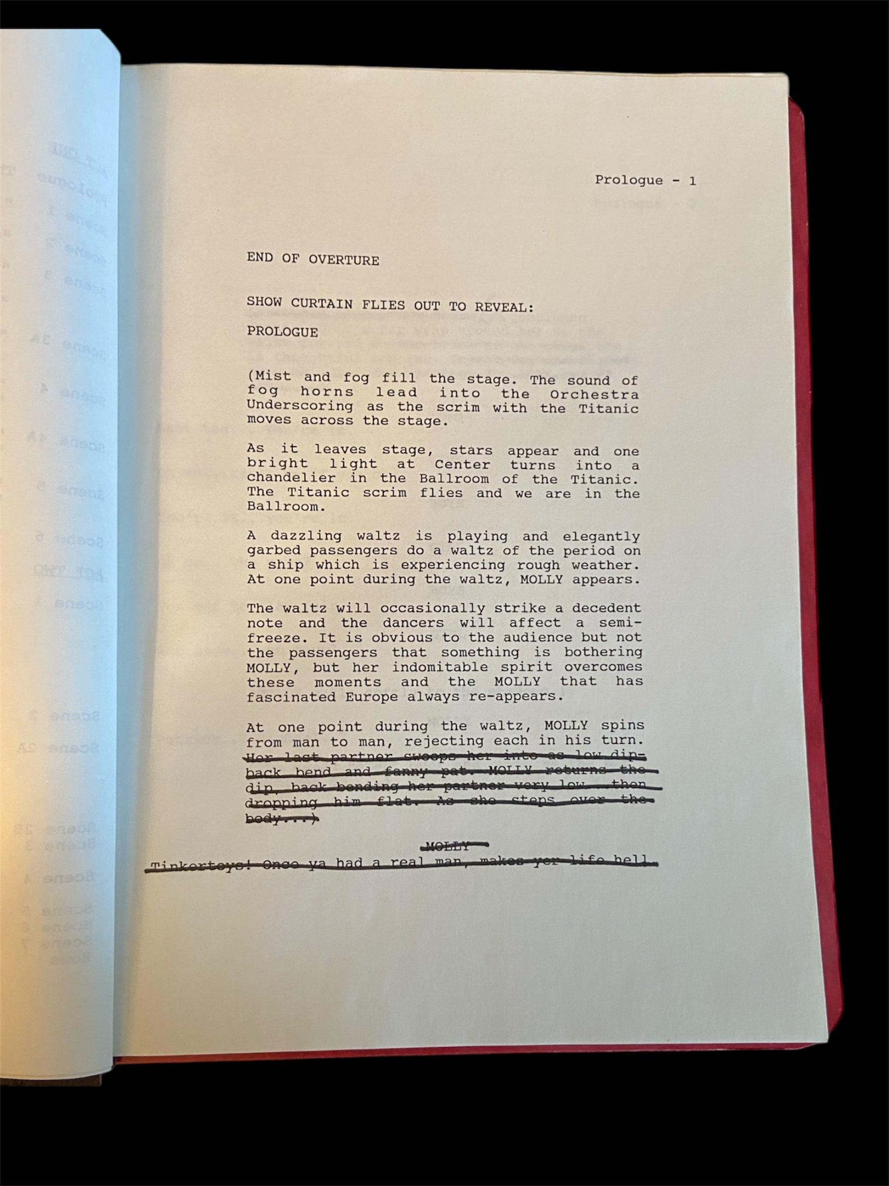 THE UNSINKABLE MOLLY BROWN” NATIONAL TOUR SCRIPT BUNDLE (RARE FIND ...