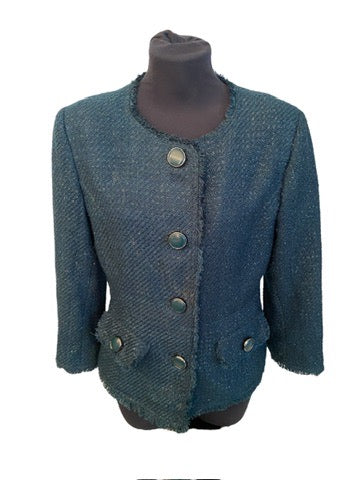 Debbie Reynolds Personal Green Suit Top