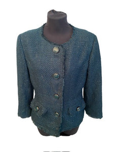 Debbie Reynolds Personal Green Suit Top