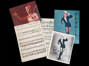 Debbie Touring Bundle (Personal Sheet Music, Autographed Photo, Rare Program)