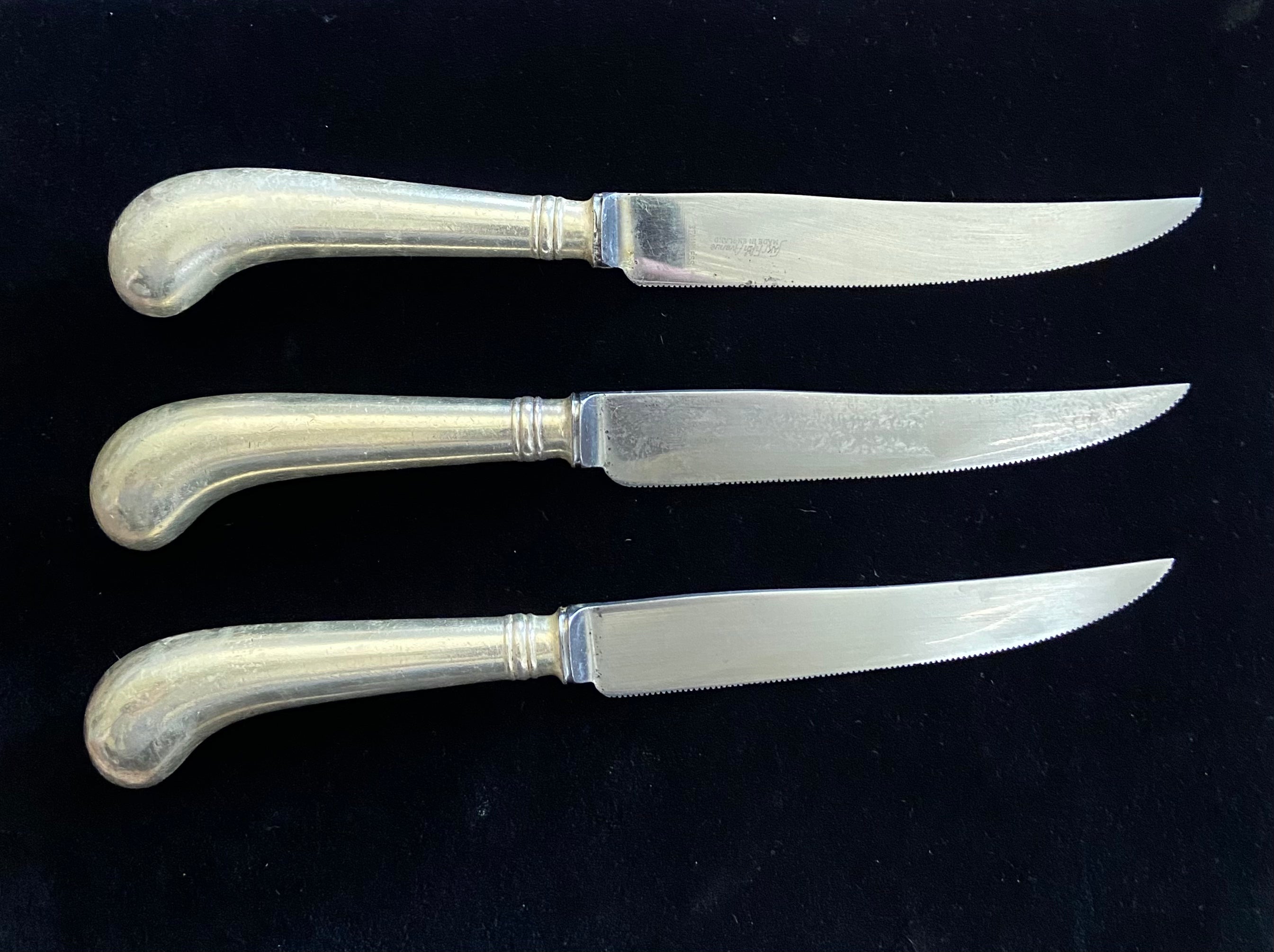 Debbie Reynolds Personal Sterling Silver Steak Knives