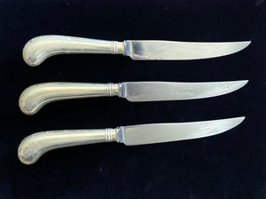Debbie Reynolds Personal Sterling Silver Steak Knives
