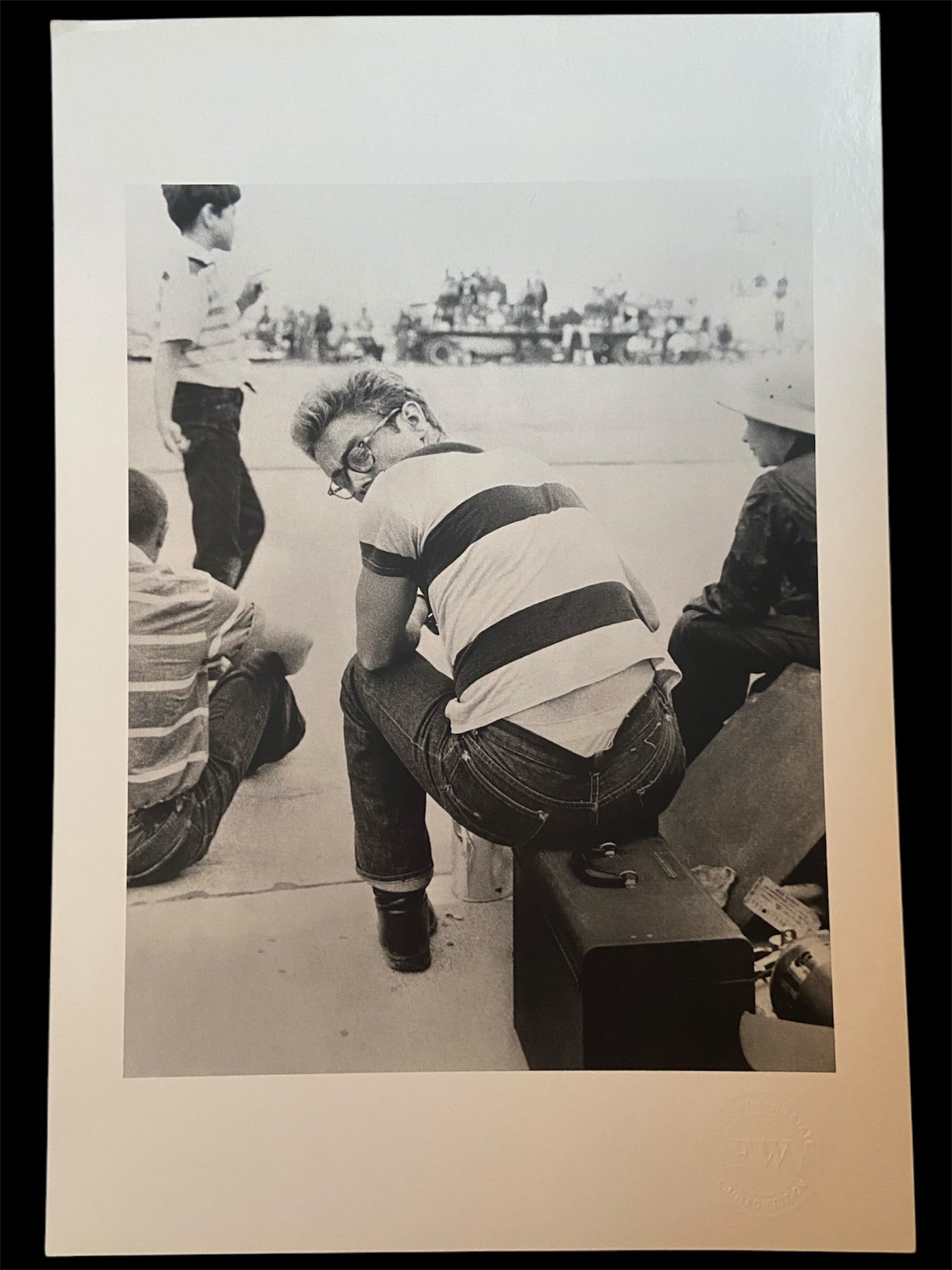 Frank Worth Print (James Dean, Sitting)