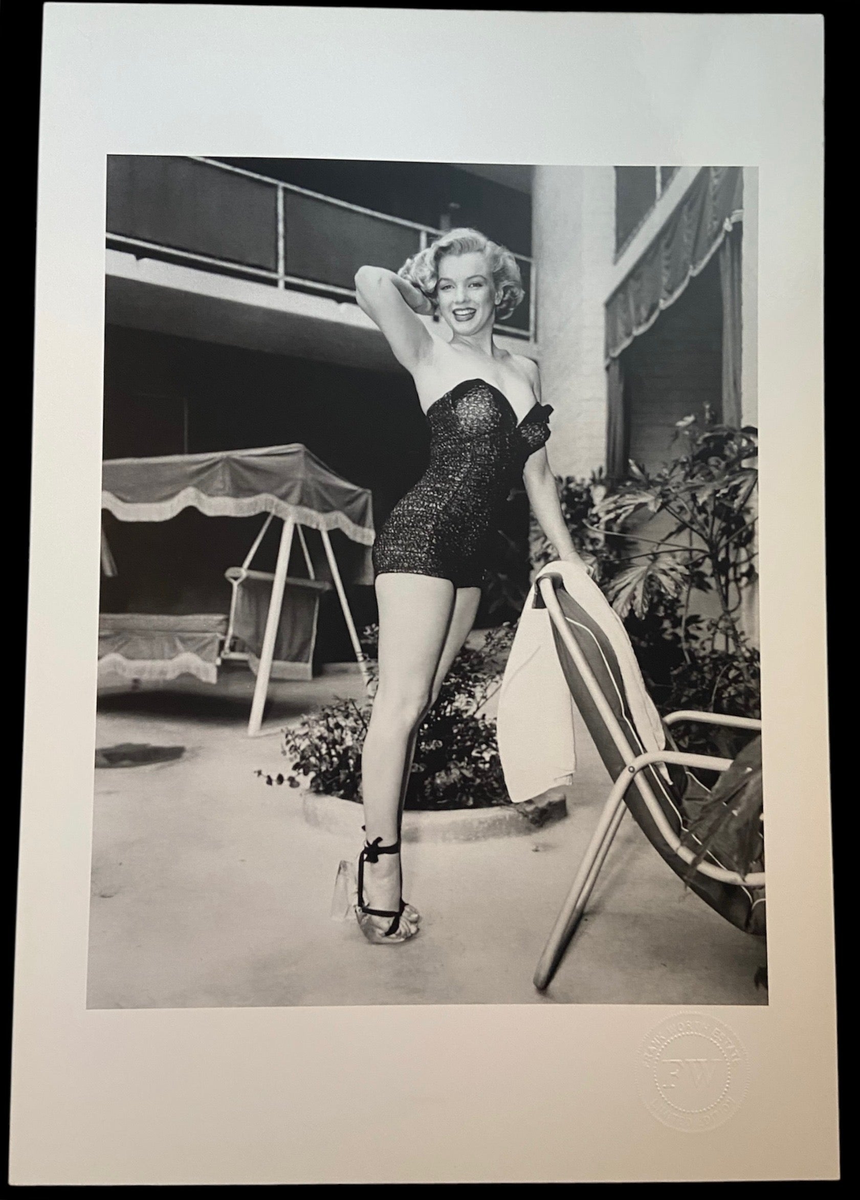 Frank Worth Print (Marilyn Monroe at Pool)