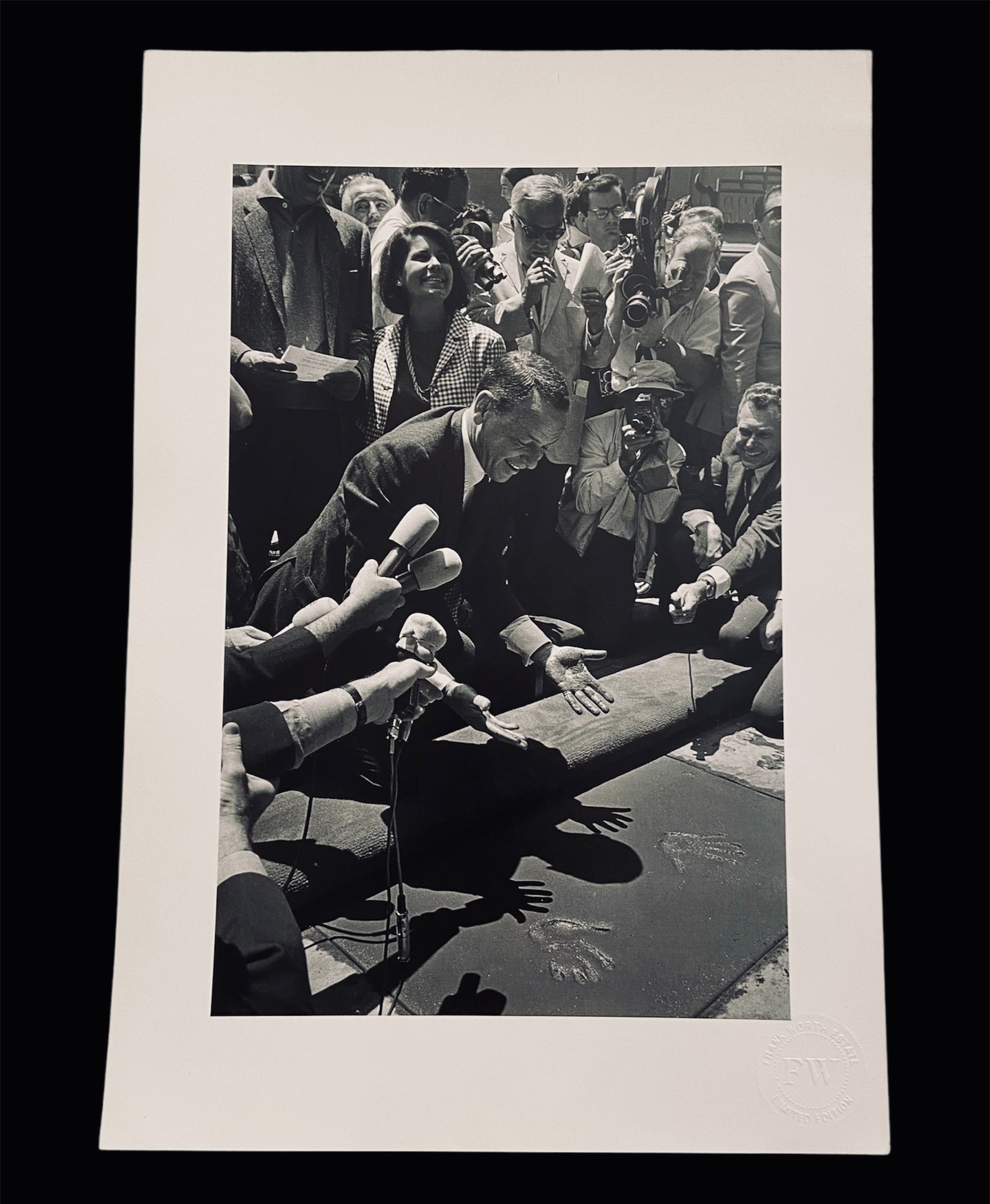 Frank Worth Print (Frank Sinatra Handprints)