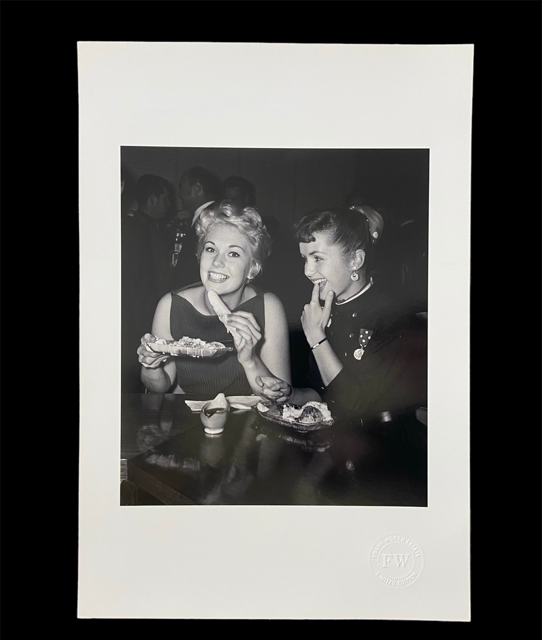 Frank Worth Estate Oversized Print of Debbie Reynolds and Kim Novak