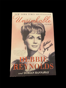 Debbie Reynolds signed Memoir "Unsinkable" (Softcover)