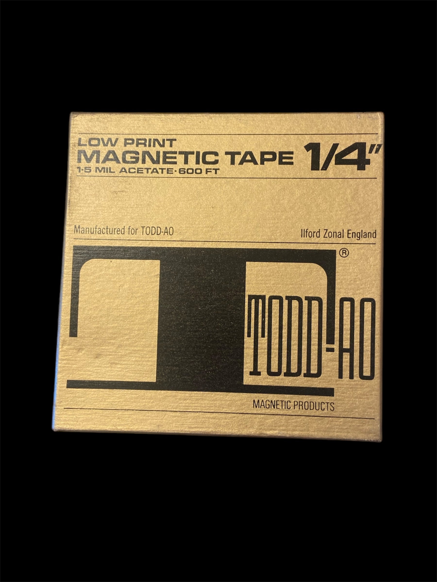 TODD-AO Magnetic Tape