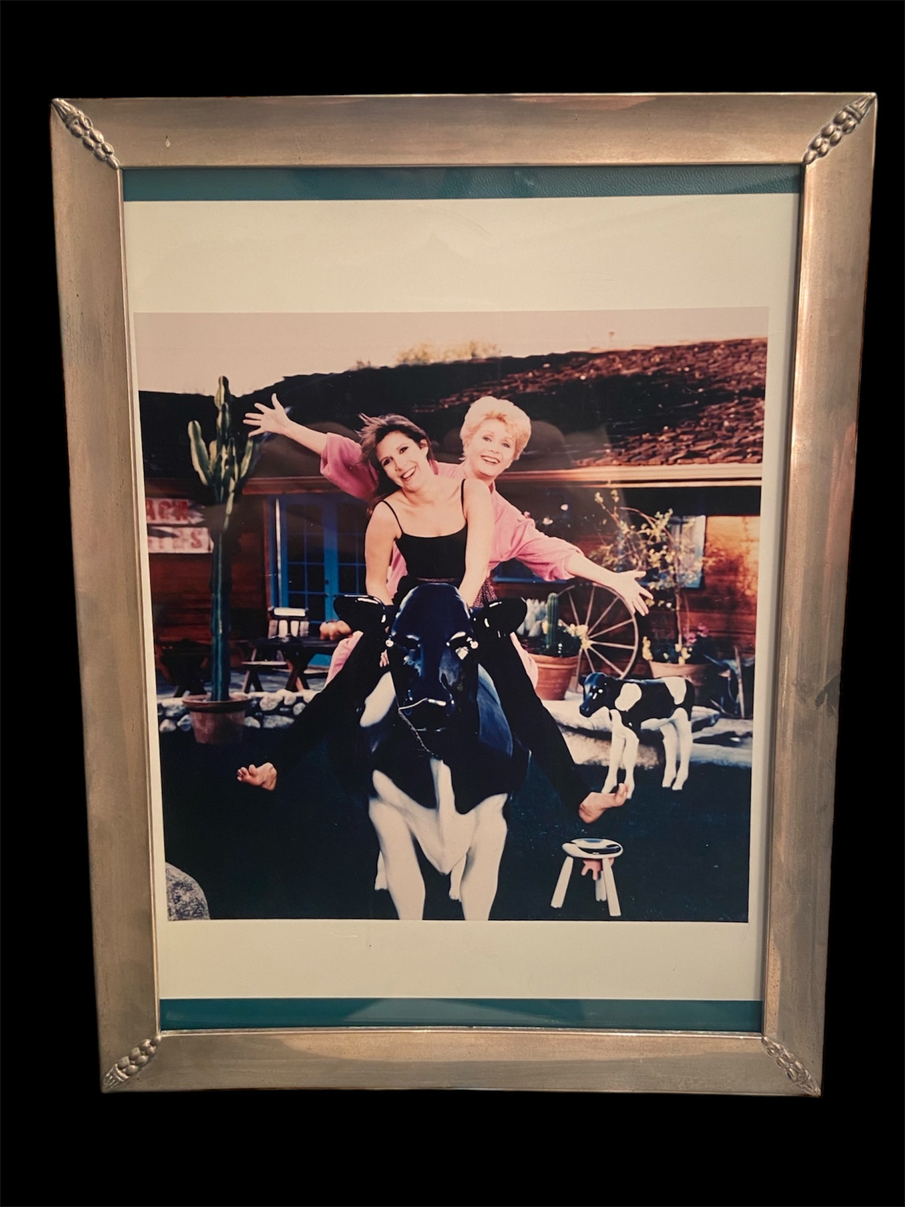Debbie Reynolds Personal Antique Silver Plated Frame