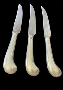 Debbie Reynolds Personal Sterling Silver Steak Knives