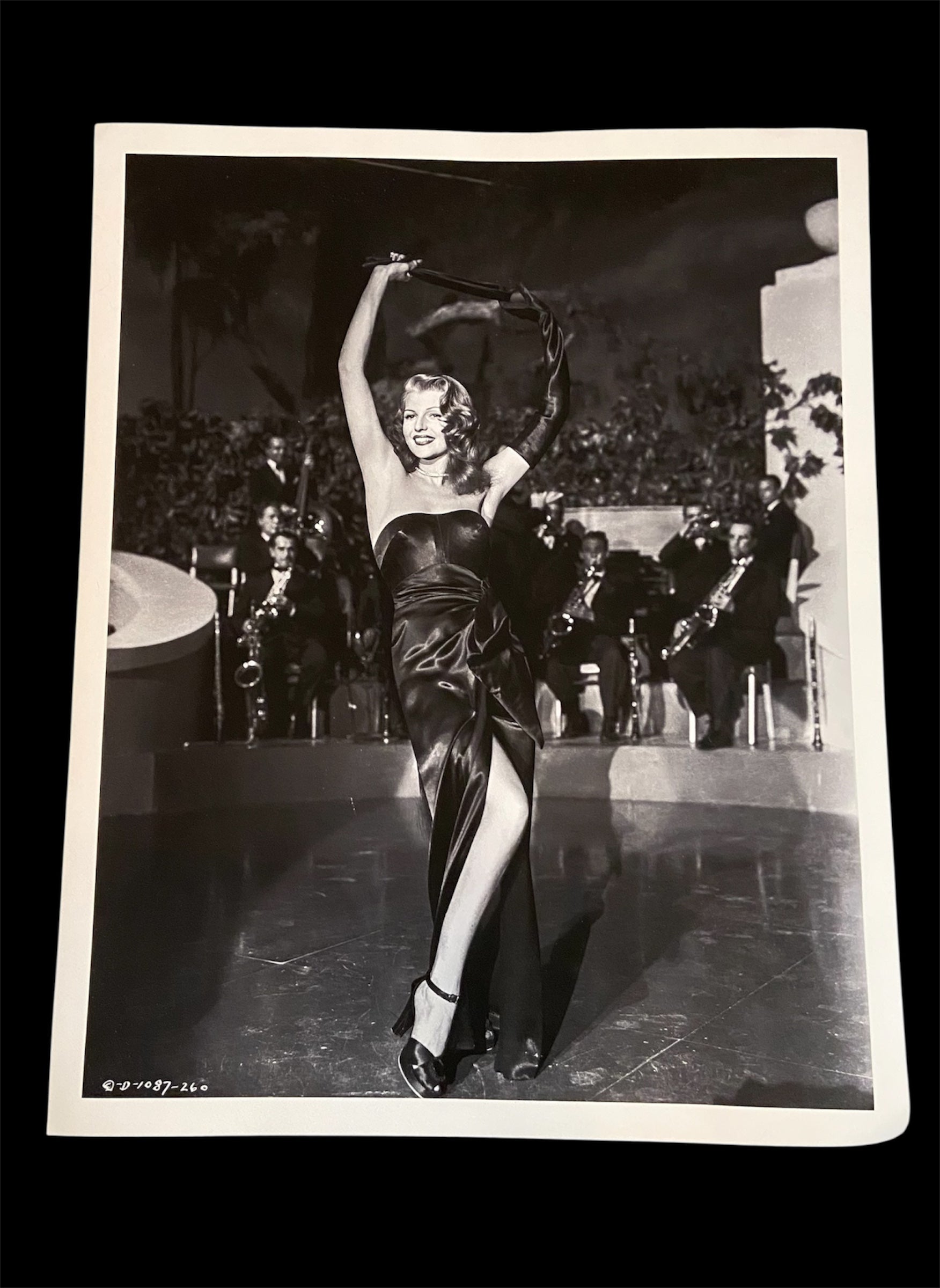 Rita Hayworth oversized print on canvas