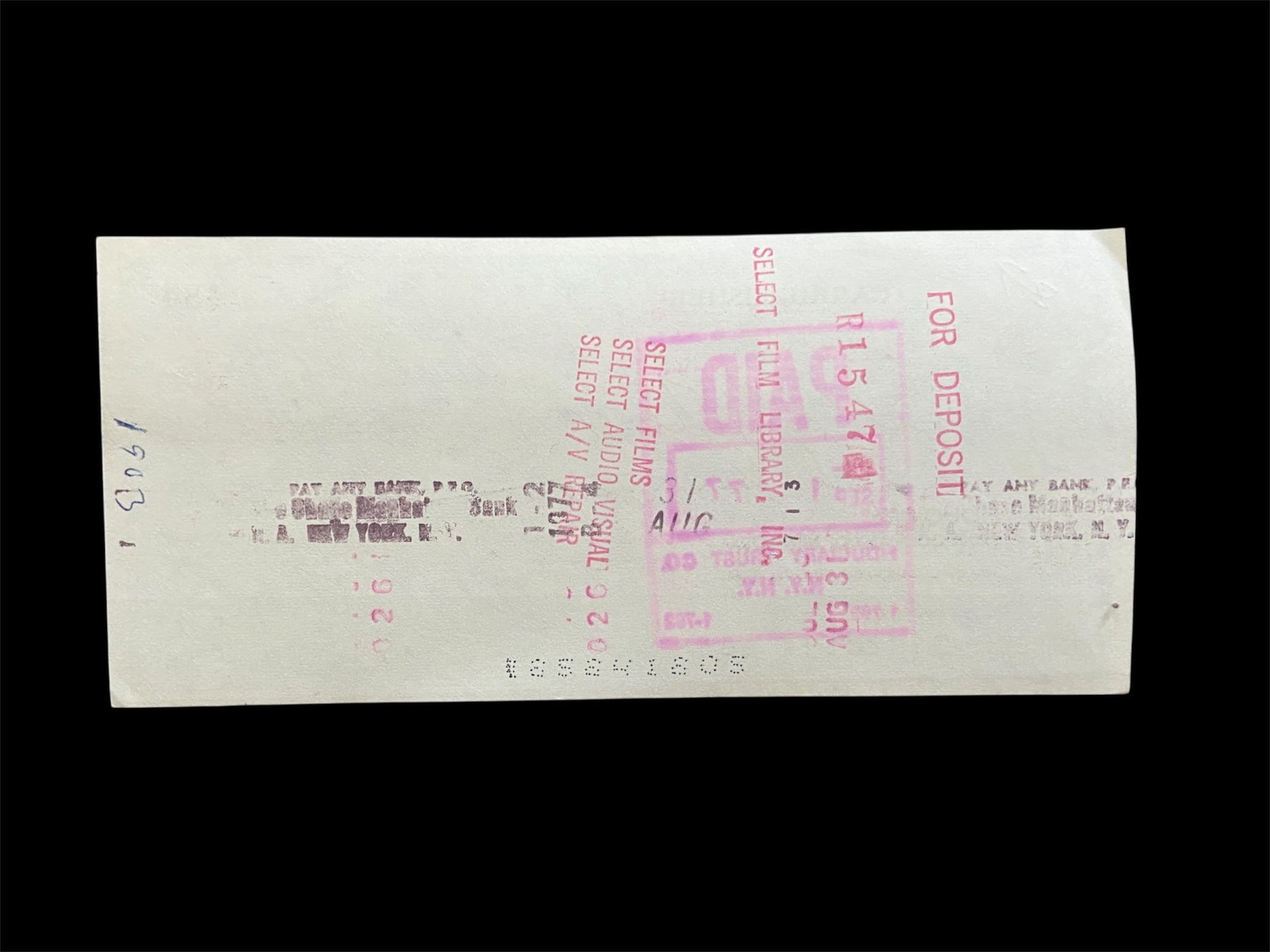 Carrie Fisher Signed Check