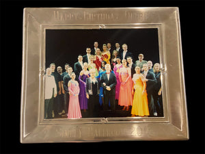 Debbie Reynolds Personal Engraved Silver Frame from The Simply Ballroom
