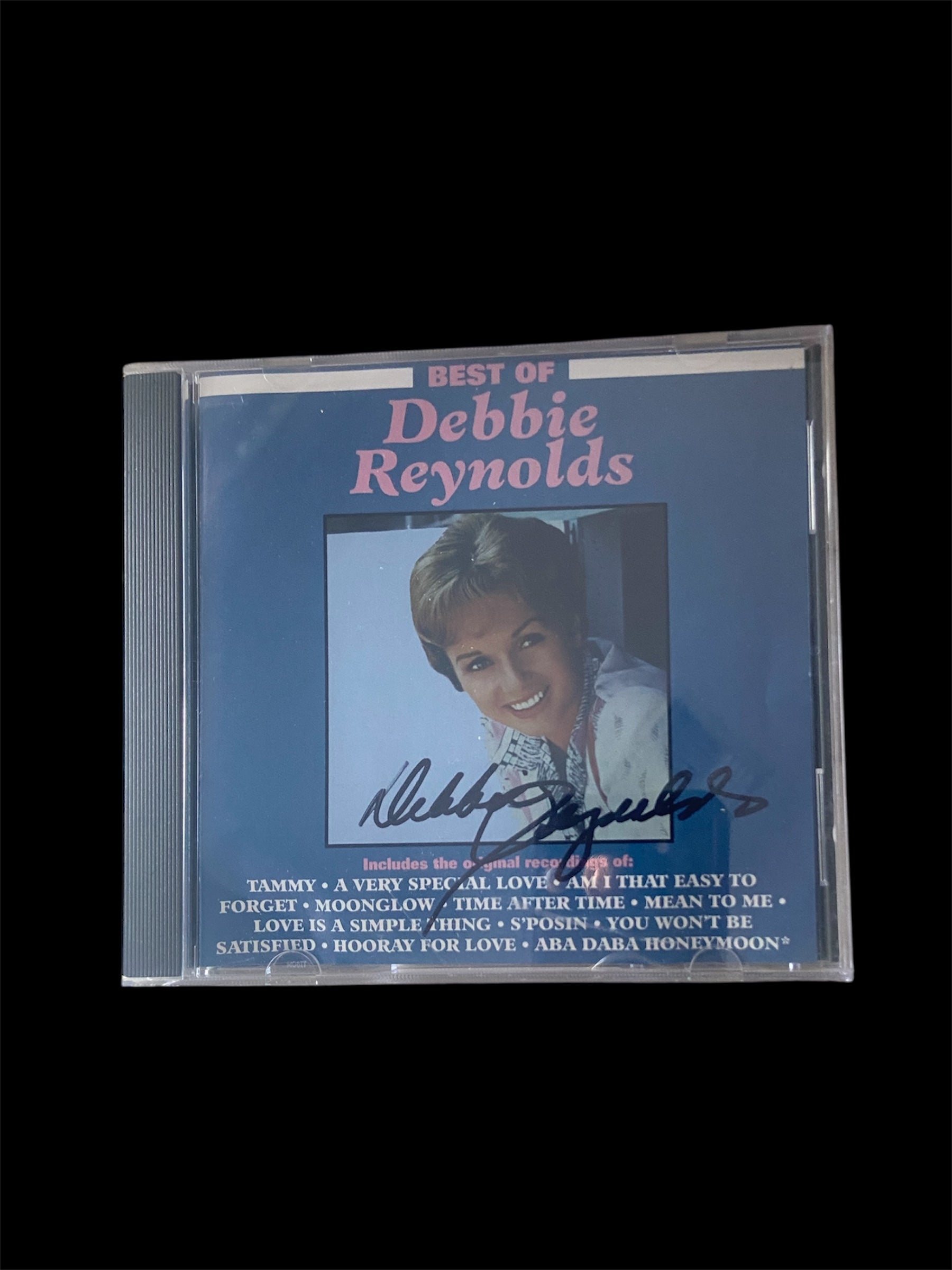 DEBBIE REYNOLDS SIGNED CD