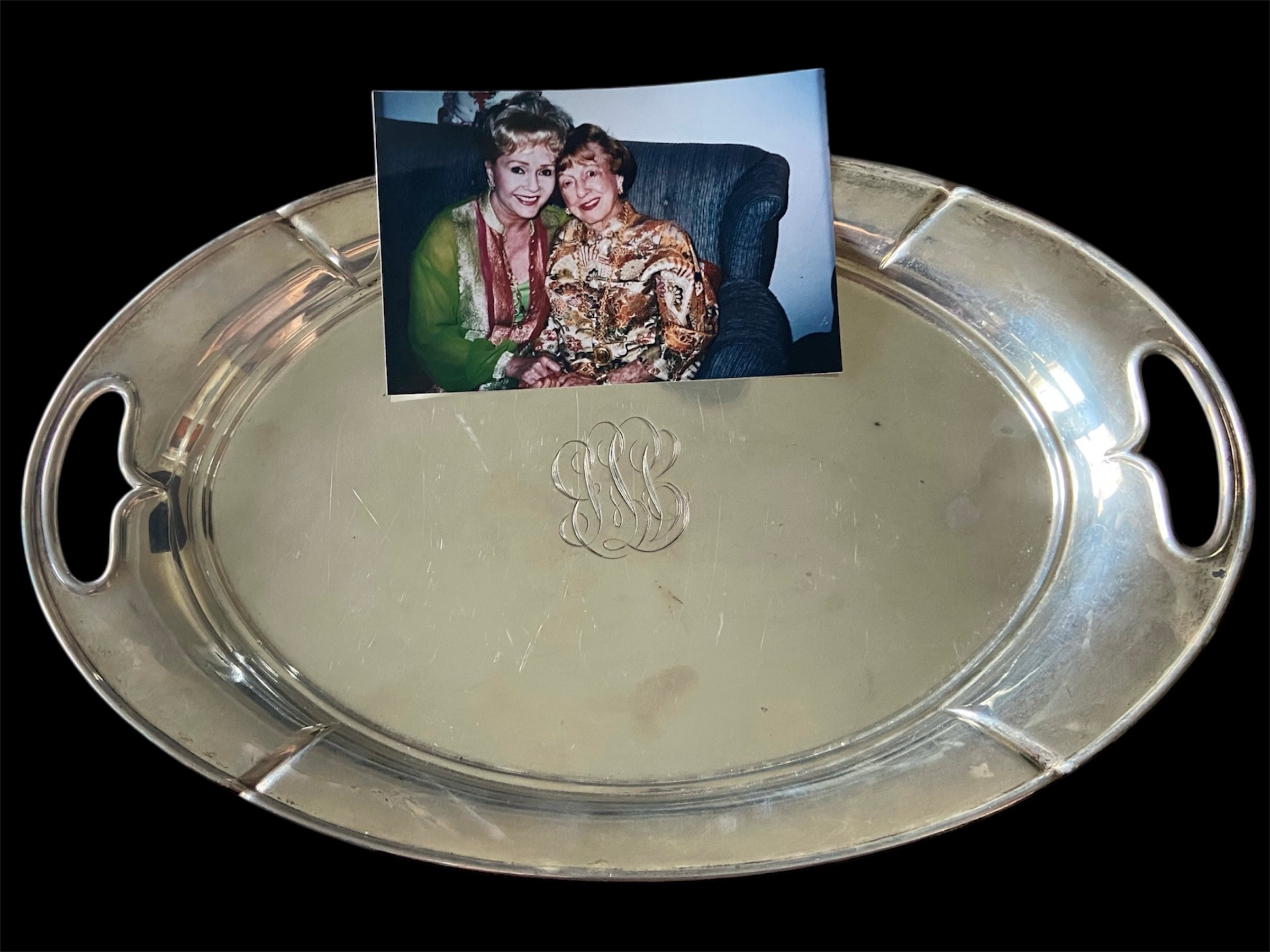 Debbie Reynolds Sterling Silver Tray from Lillian Burns Sydney