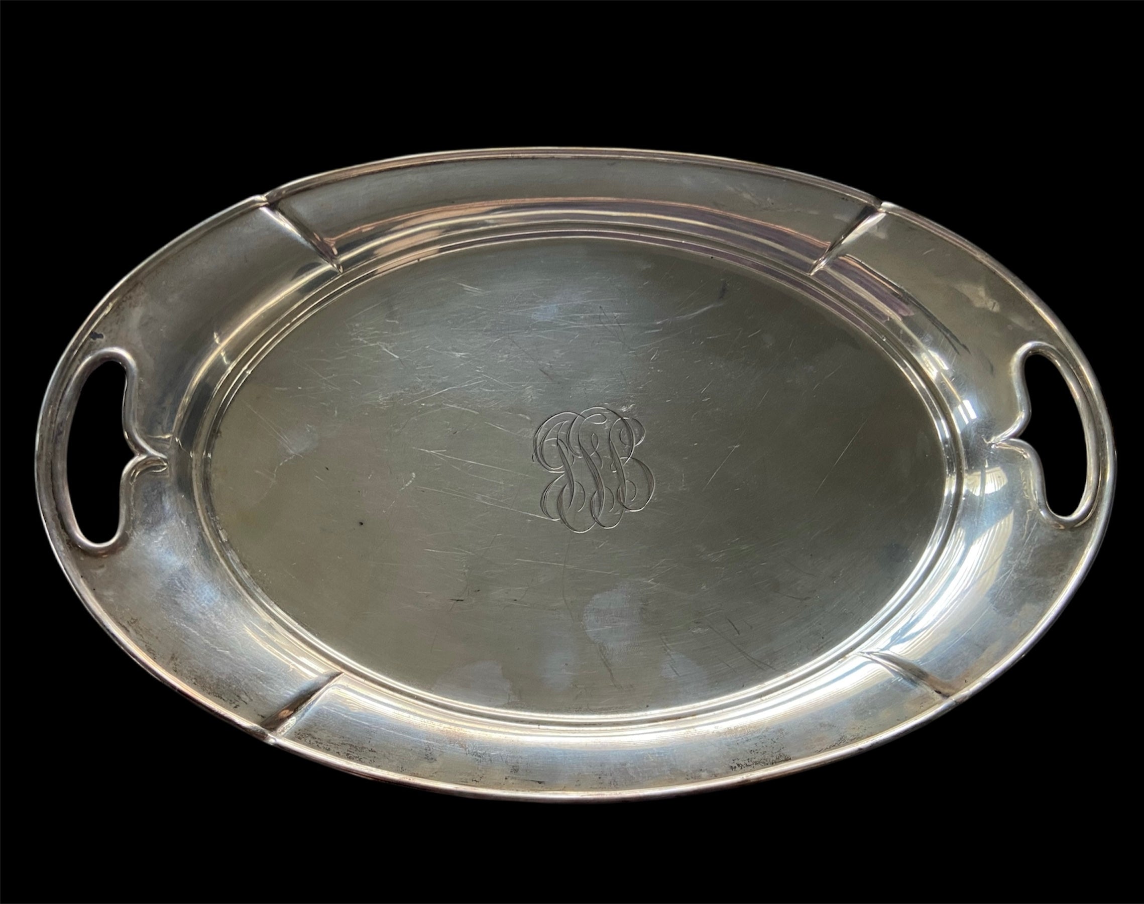 Debbie Reynolds Sterling Silver Tray from Lillian Burns Sydney
