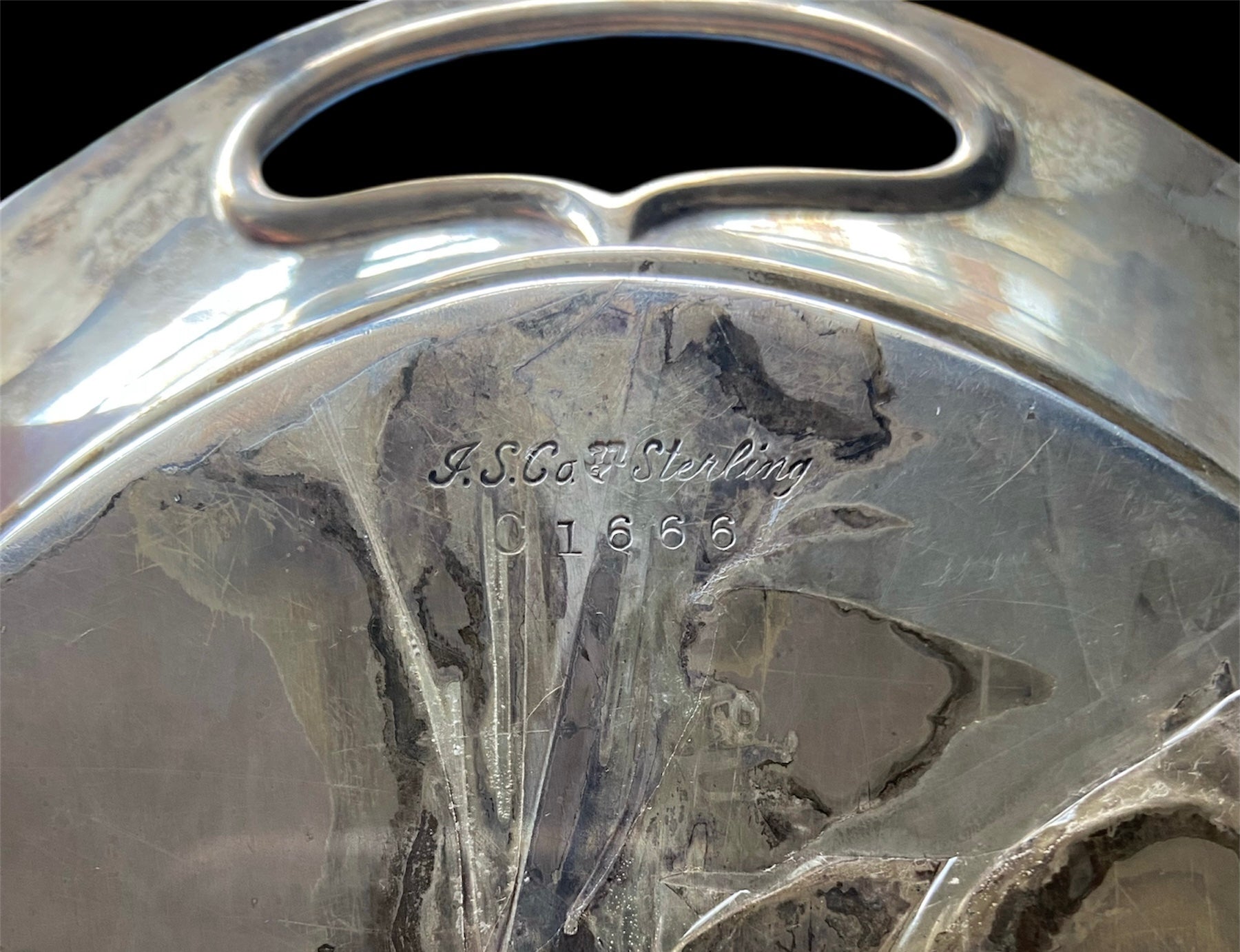 Debbie Reynolds Sterling Silver Tray from Lillian Burns Sydney