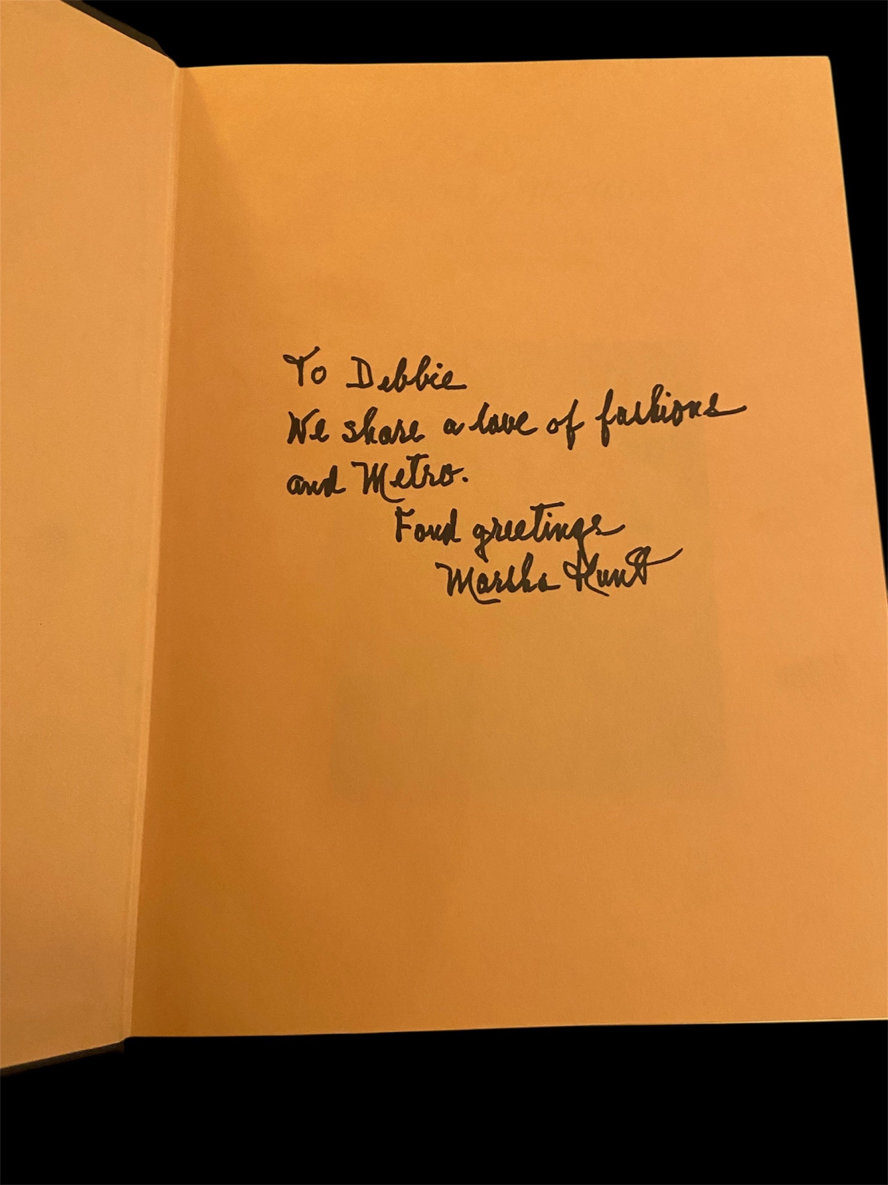 Debbie Reynolds Personal Oversized "The Way We Wore" Coffee Table Book *Signed By The Author To Debbie!*