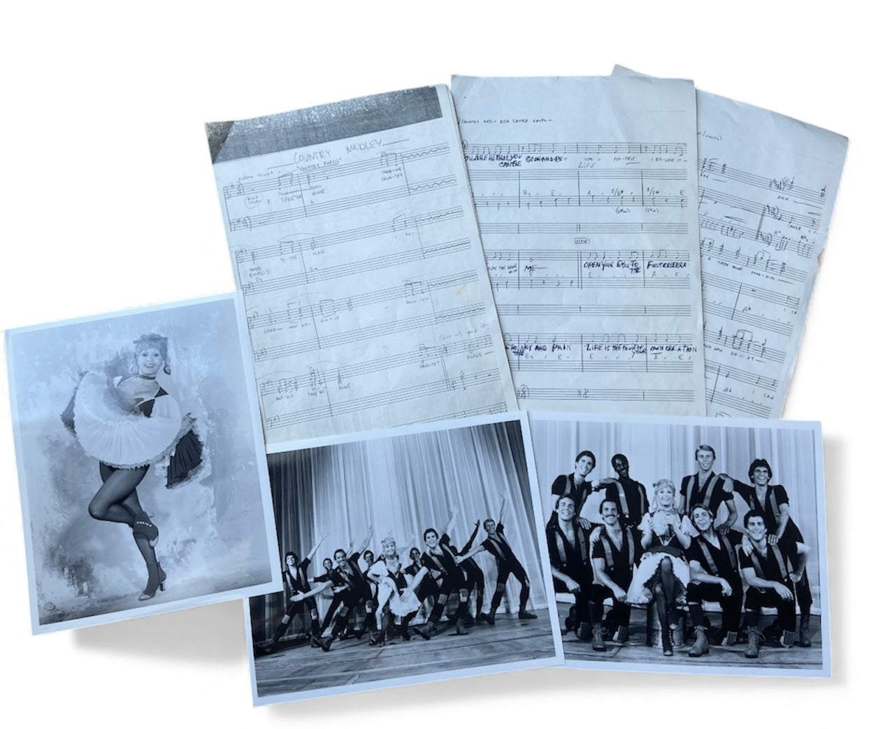 Debbie Reynolds Sheet Music & Photo Set