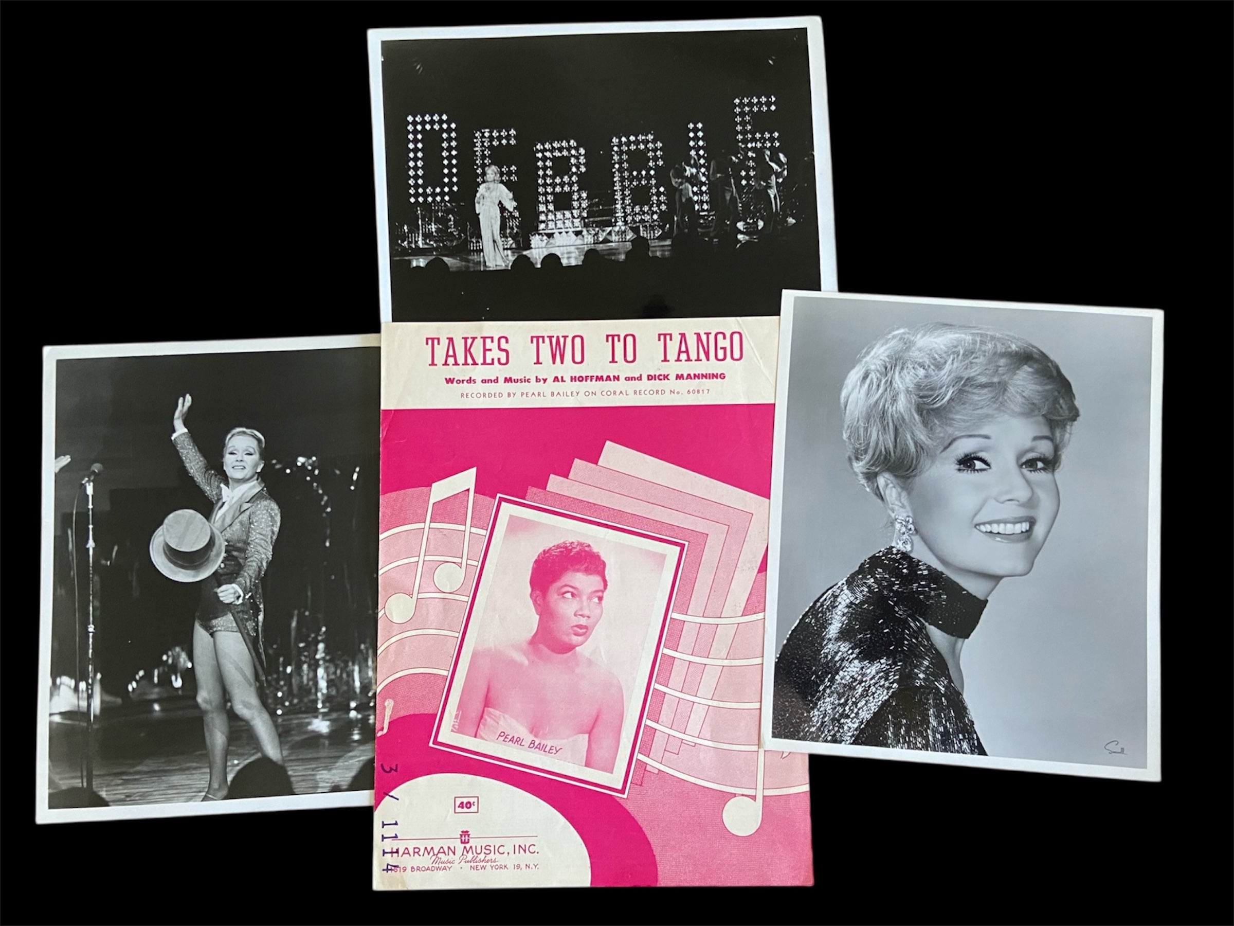 Debbie Reynolds Personal Sheet Music Bundle