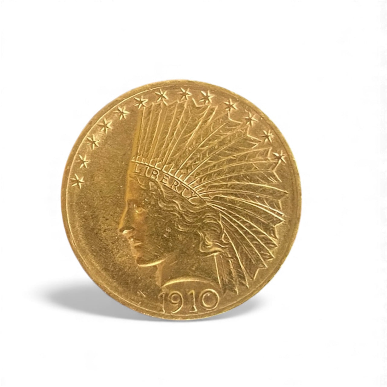 Debbie Reynolds Personal Indian Head Gold 1910 $10 Coin (1 of 2)