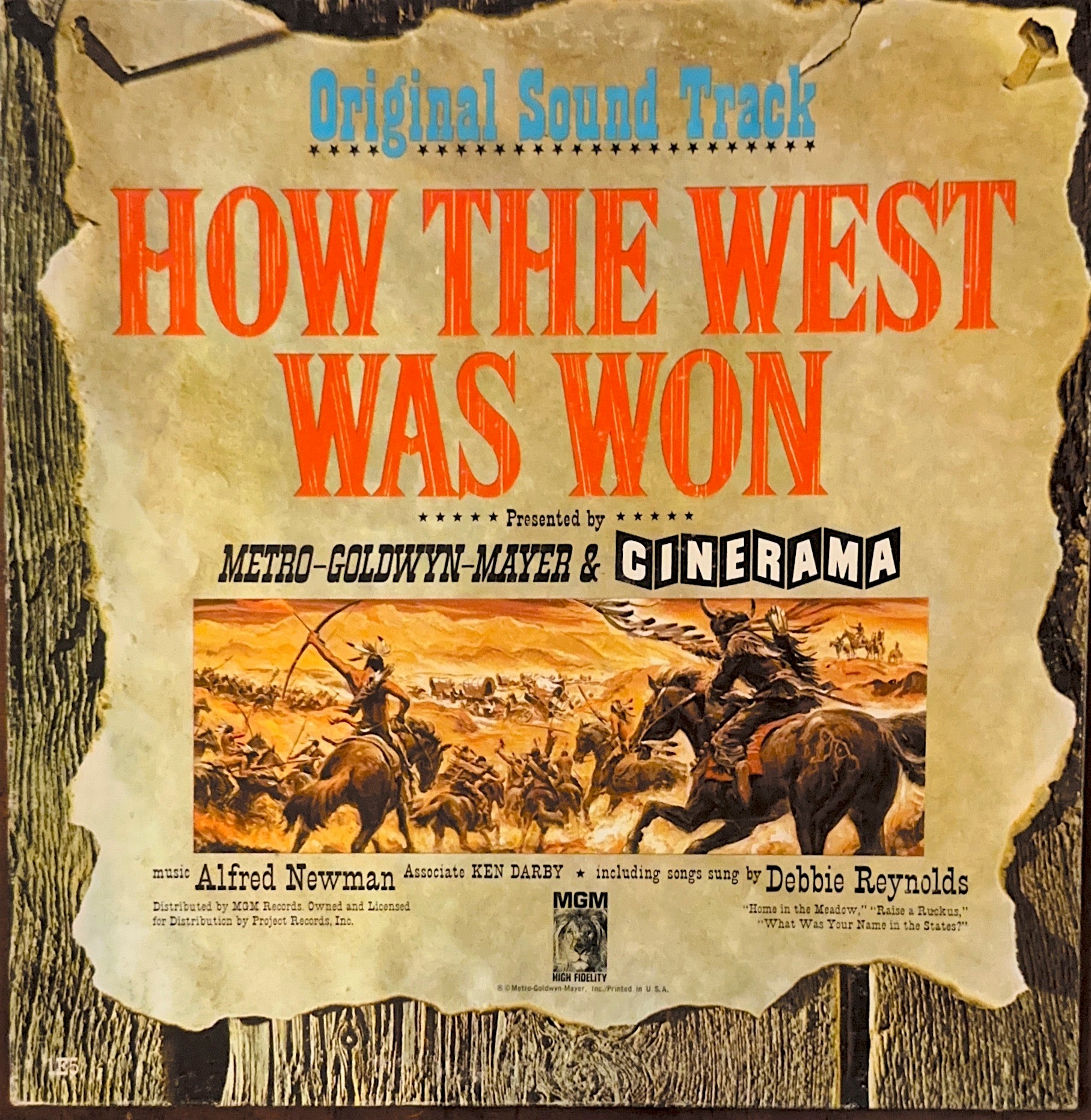 Debbie Reynolds: "How the West Was Won" Vinyl Album